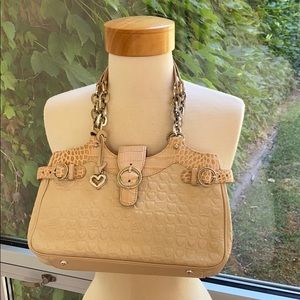 Cream color Brighton leather handbag
